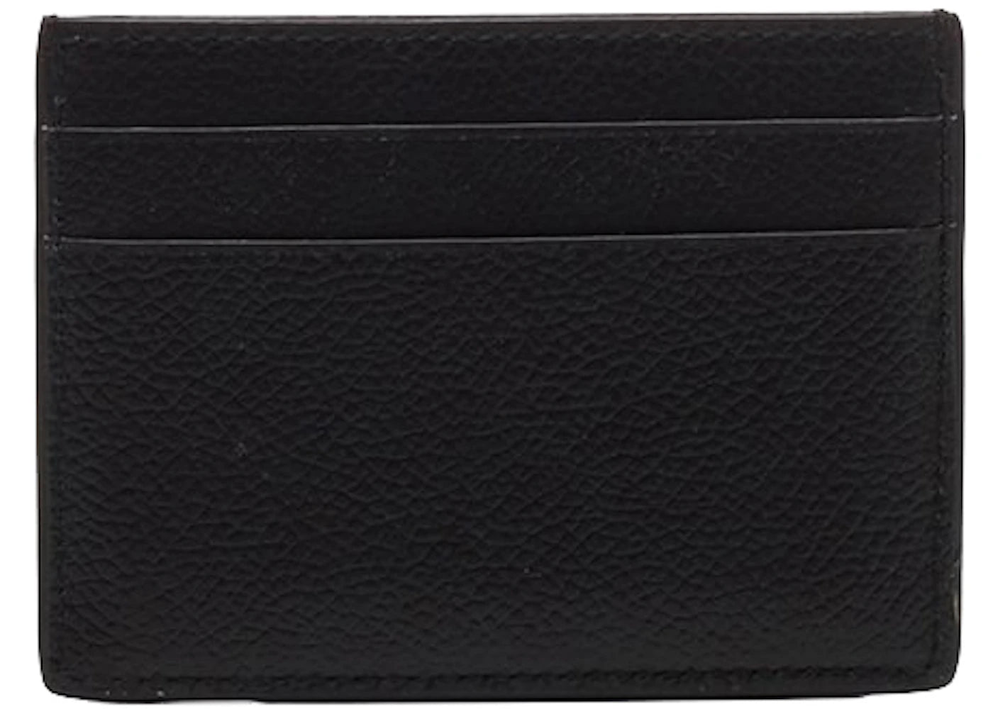 Balenciaga Logo Print (4 Card Slot) Card Holder Black/White - vue secondaire B