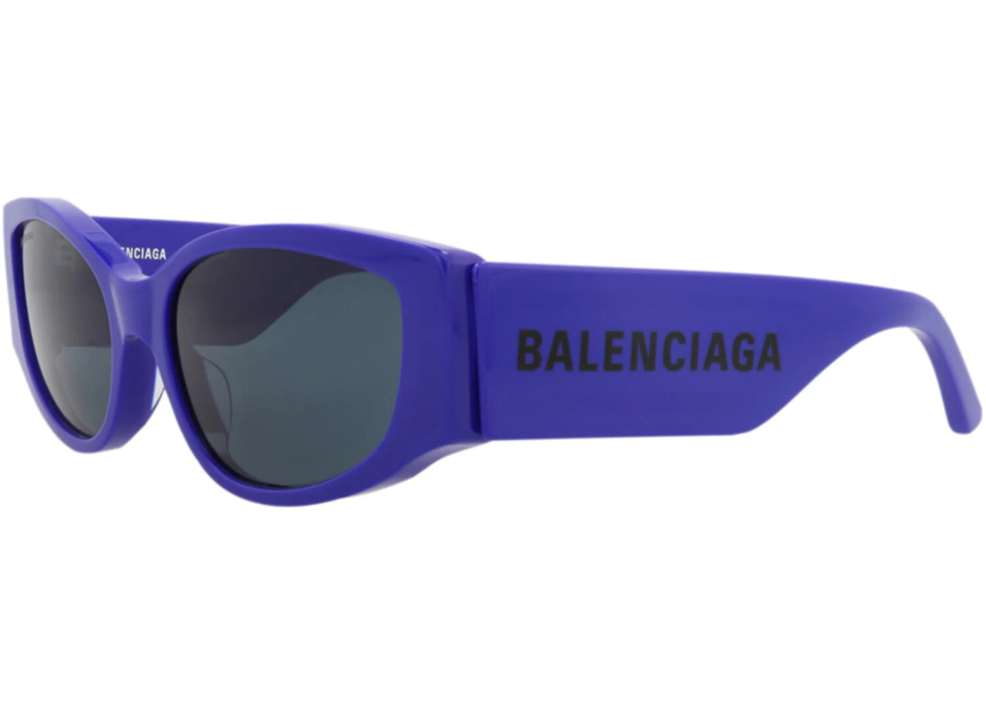 Balenciaga Cat Eye-Frame Recycled Acetate Sunglasses Blue Blue Blue (BB0258S-30013963-005) - vue secondaire A