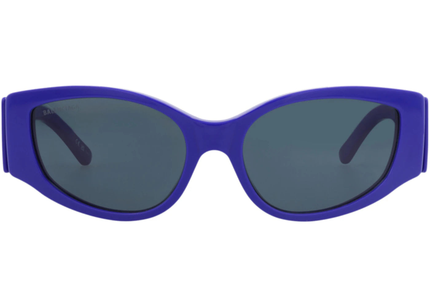 Balenciaga Cat Eye-Frame Recycled Acetate Sunglasses Blue Blue Blue (BB0258S-30013963-005) - vue 360