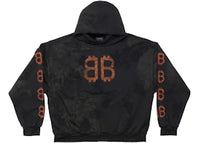 Balenciaga Crypto Medium Fit Hoodie Black