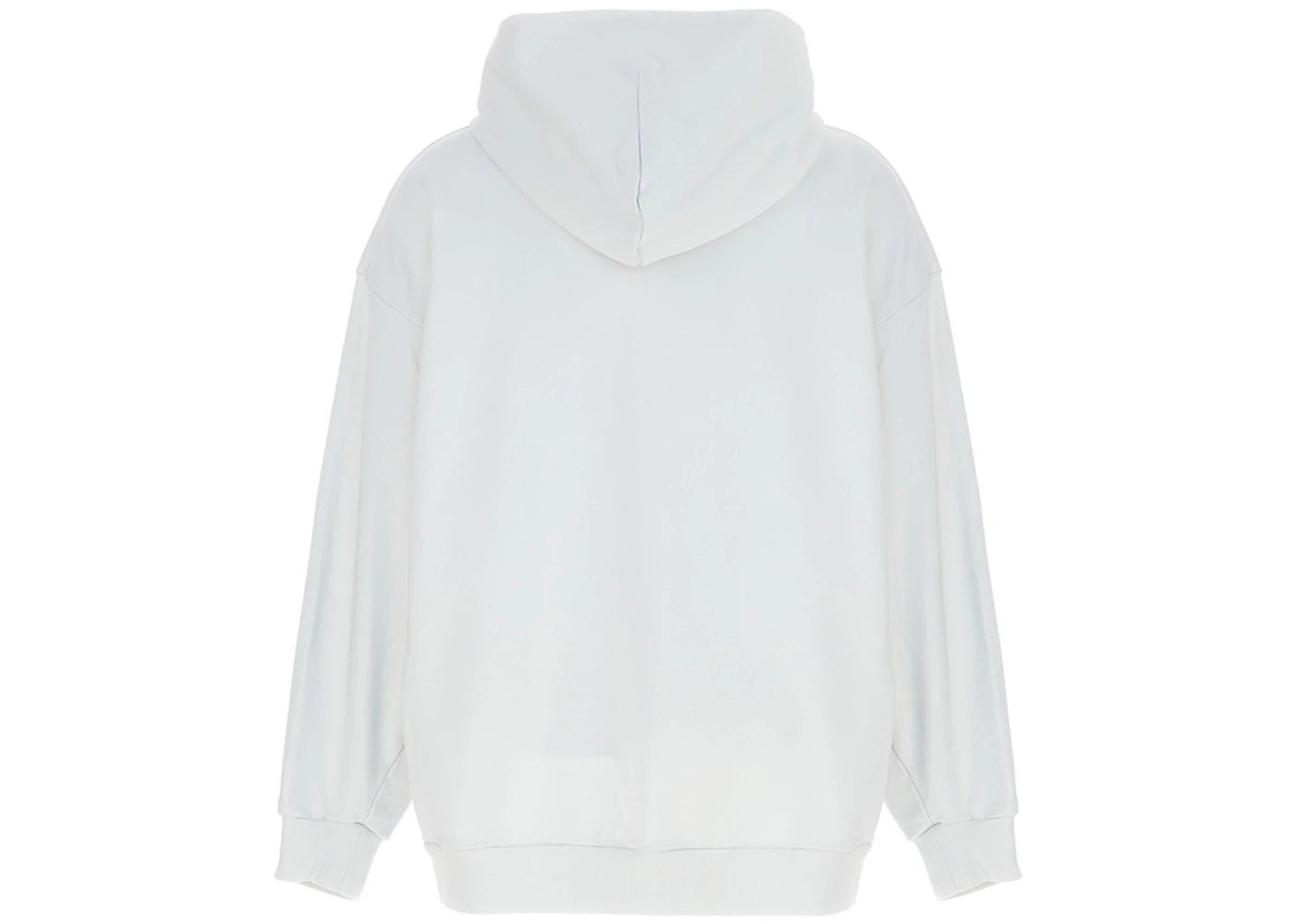 Balenciaga Energy Patched Jersey Oversized Hoodie White - vue secondaire B