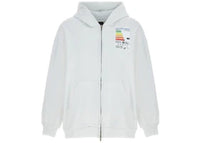 Balenciaga Energy Patched Jersey Oversized Hoodie White