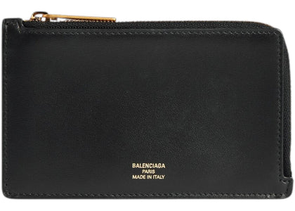 Balenciaga Envelope Long Coin and Card Holder Black - authentic Balenciaga product