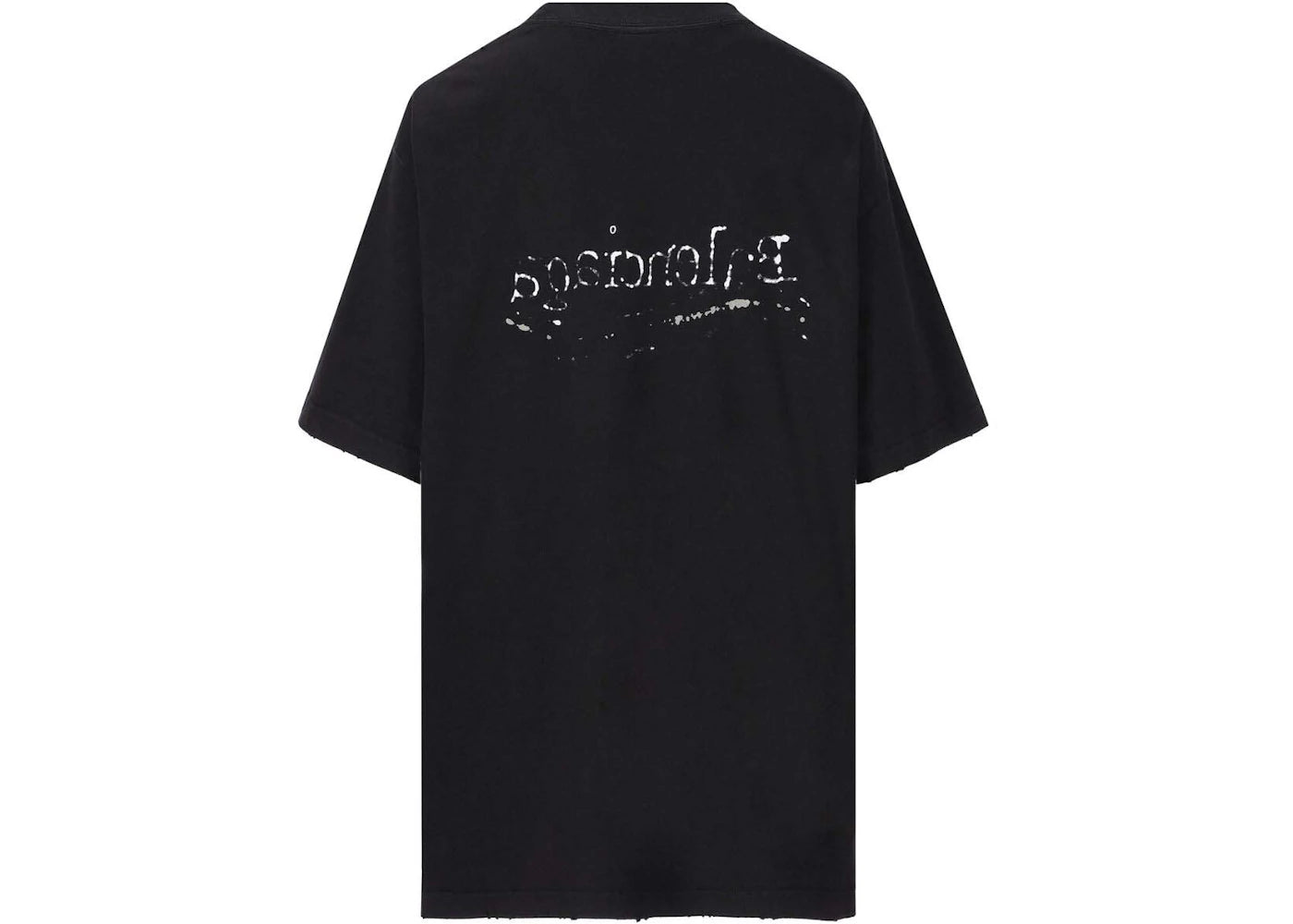 Balenciaga Hand Drawn Political Campaing Tee Black - vue secondaire B