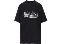 Balenciaga Hand Drawn Political Campaing Tee Black