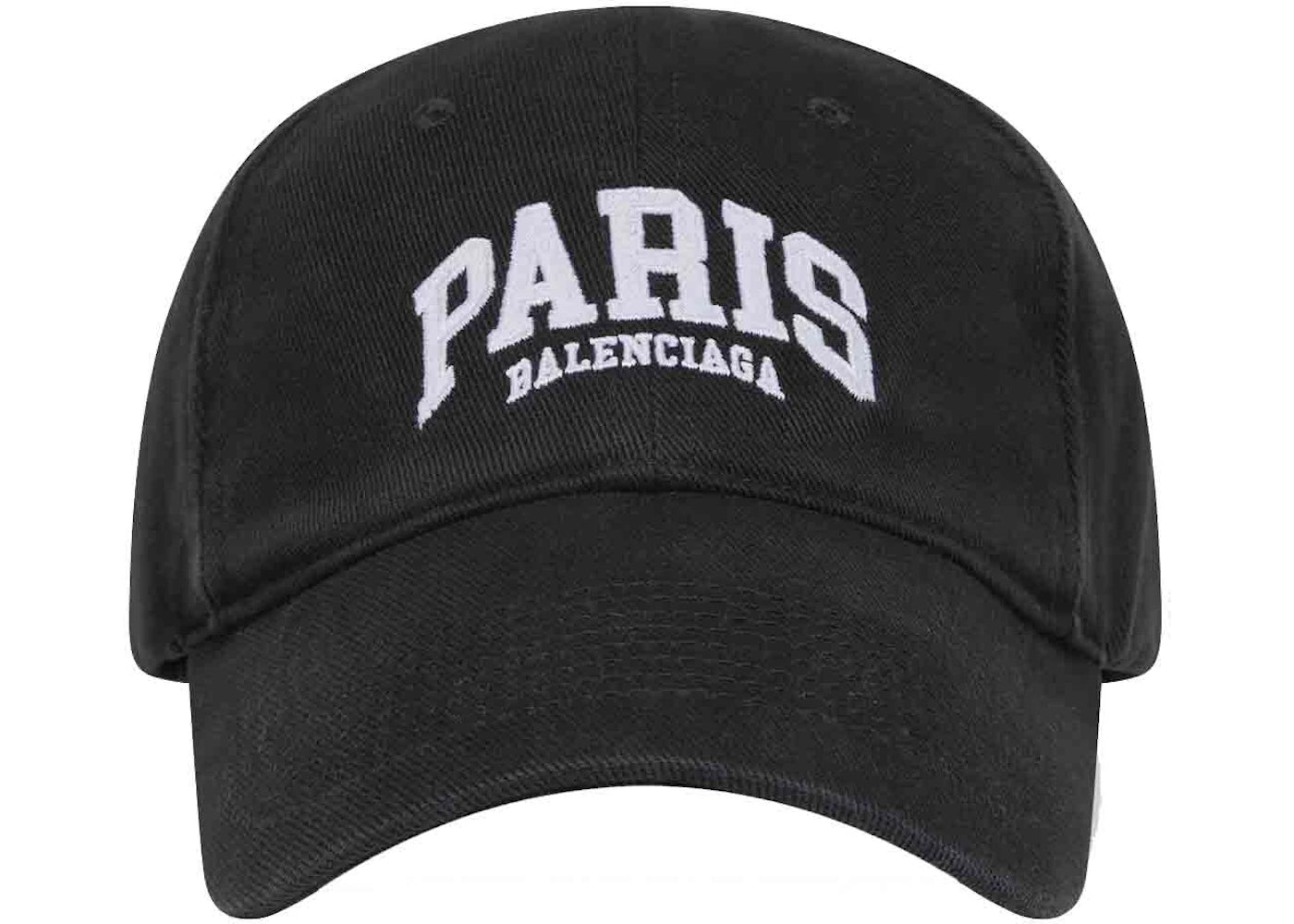 Balenciaga Mens Cities Paris Cap Black - vue secondaire A
