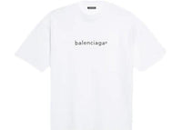 Balenciaga Mens New Copyright Medium Fit T-shirt White