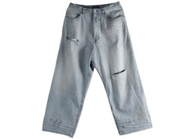 Balenciaga Minimal Baggy Pant Dirtyight Blue - authentic Balenciaga product