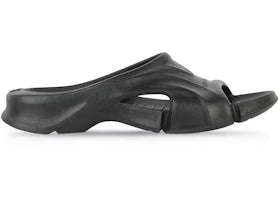 Balenciaga Mold Slide Sandal Black (Women's) - vue 360