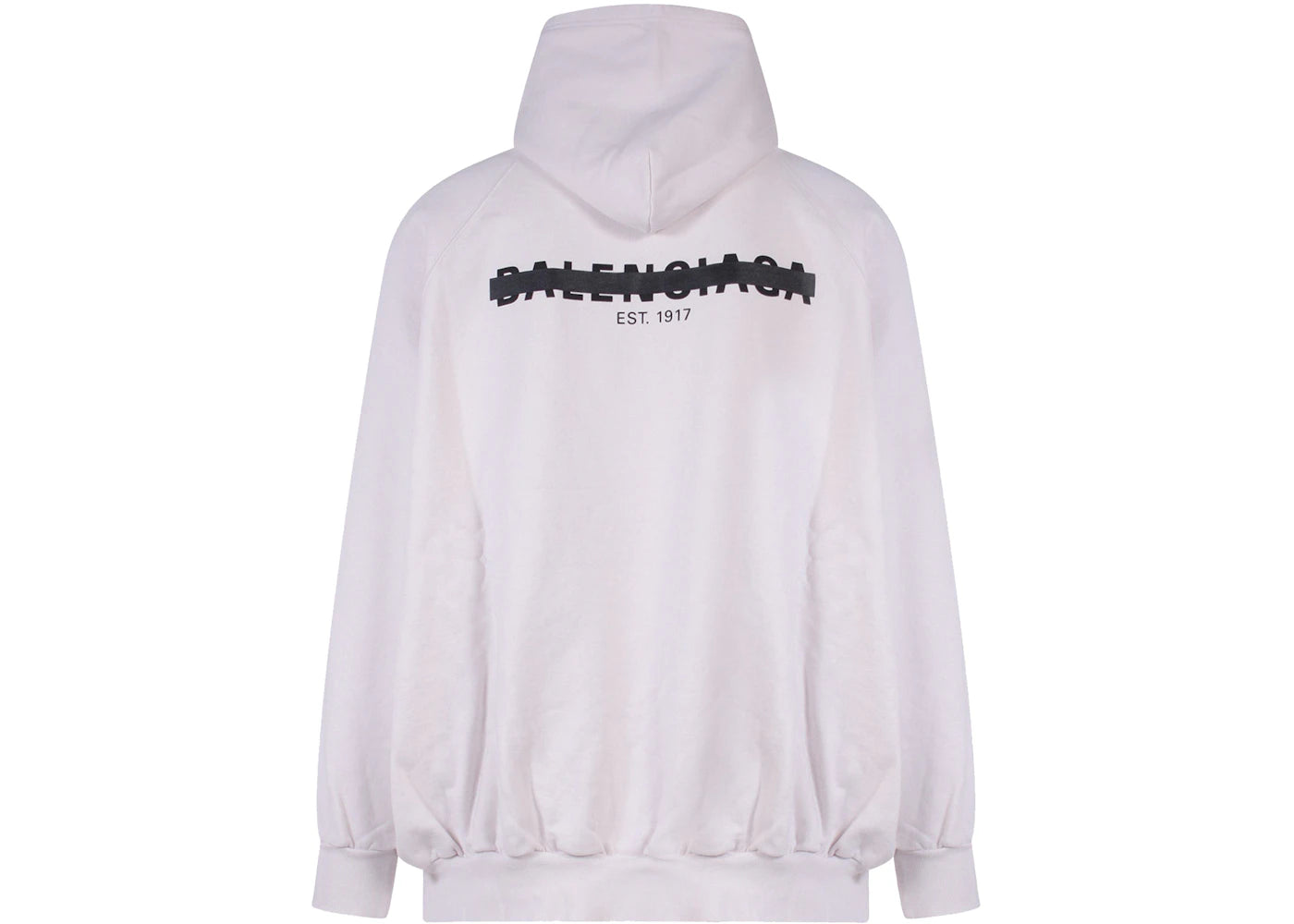 Balenciaga Oversize Cotton Sweatshirt Beige - vue secondaire B