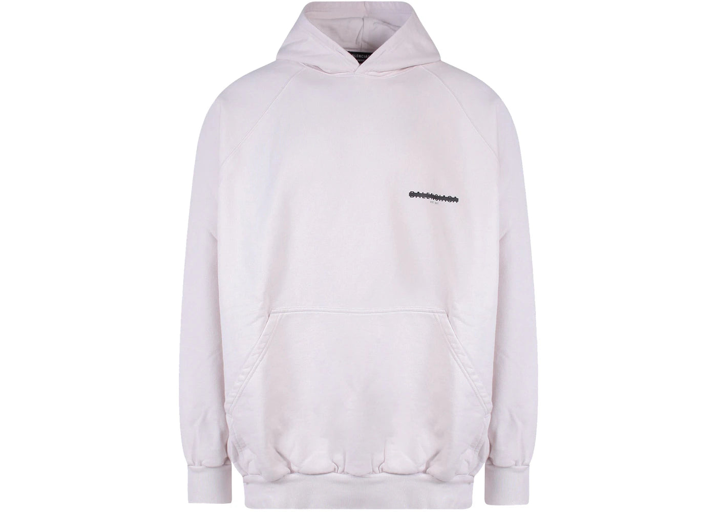 Balenciaga Oversize Cotton Sweatshirt Beige - vue secondaire A