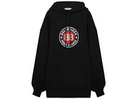 Balenciaga Paris France Print Hoodie Black