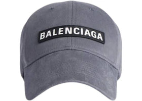 Balenciaga Patch Cap Grey - vue 360