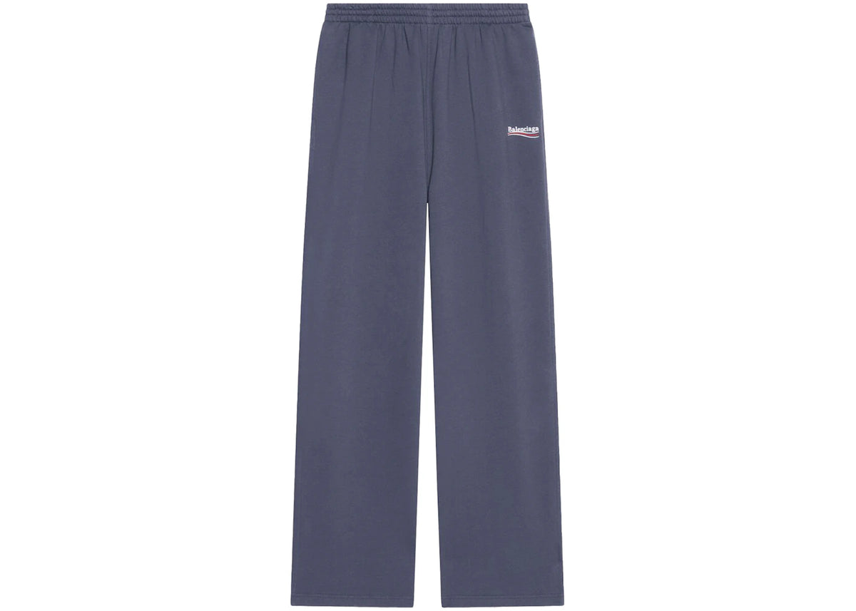 Balenciaga Political Campaign Large Fit Jogging Pants Dark Grey/White - vue secondaire A