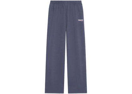 Balenciaga Political Campaign Large Fit Jogging Pants Dark Grey/White - apparel view 2