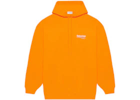 Balenciaga Political Campaign Medium Fit Hoodie Fluo Orange