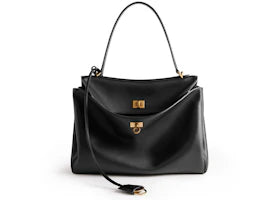 Balenciaga Rodeo Medium Handbag Black - vue 360