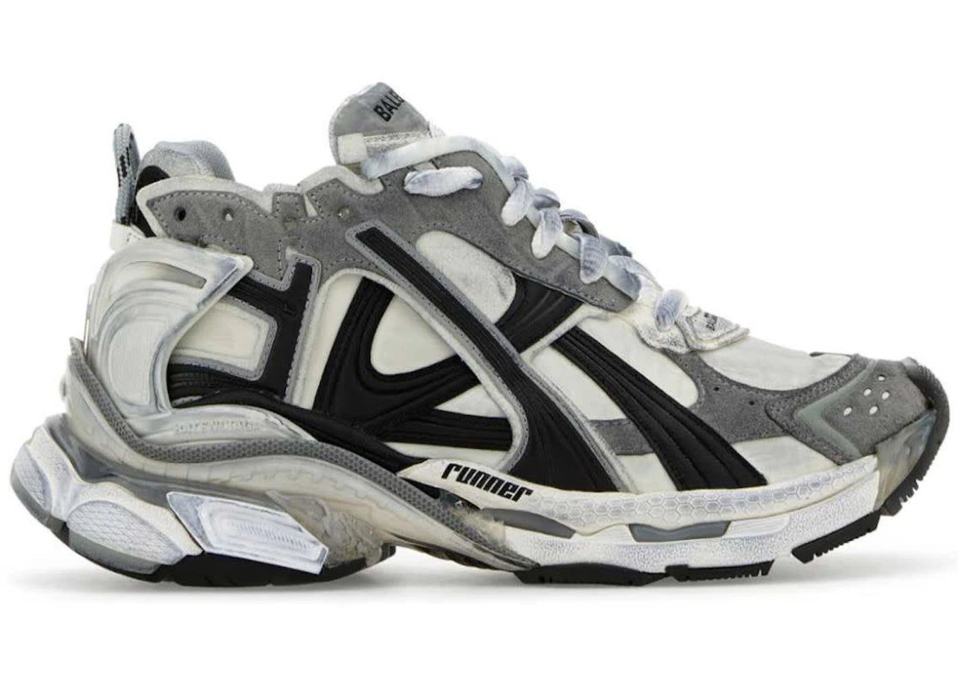 Balenciaga Runner Grey White (Women's) - vue 360