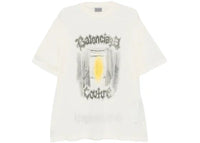 Balenciaga Shaped T-shirt Cream