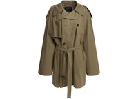 Balenciaga Short Trench in Explorer Coat Beige