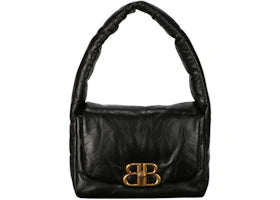 Balenciaga Small Monaco Sling Bag Black - vue 360
