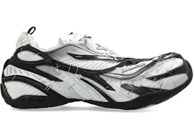 Balenciaga Soleless Sneakers Black White Silver - vue 360