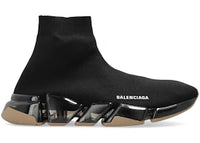 Balenciaga Speed 2.0 Clear Sole Black Beige