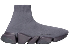 Balenciaga Speed 2.0 Dark Grey Recycled Knit