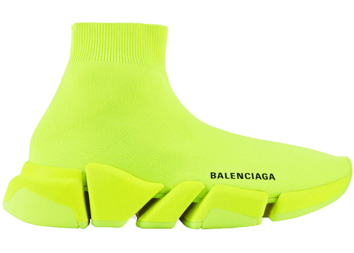 Balenciaga Speed 2.0 Fluo Yellow (Damen) - vue 360