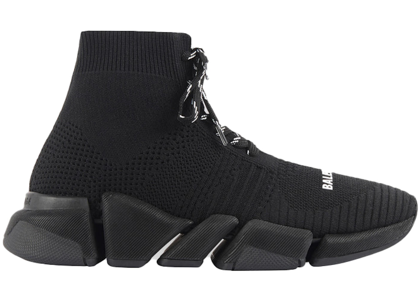 Balenciaga Speed 2.0 Lace Up Black (Women's) - vue 360