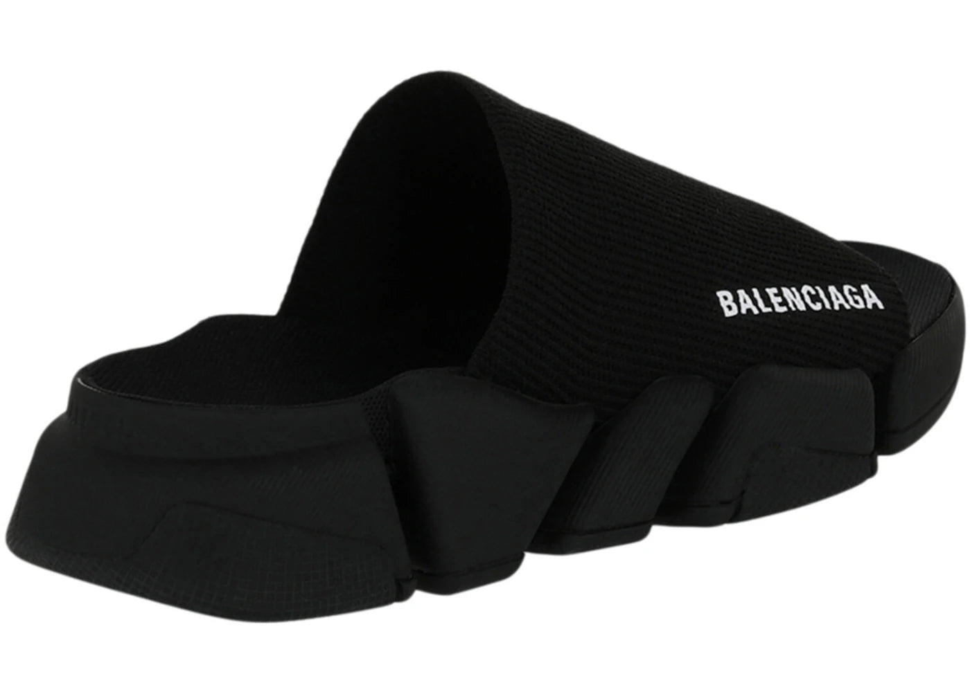 Balenciaga Speed 2.0 Slides Black (Women's) - vue secondaire B