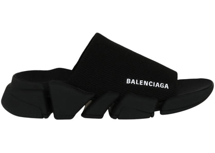 Balenciaga Speed 2.0 Slides Black (Women's) - authentic Balenciaga sneakers