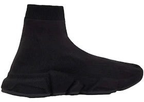 Balenciaga Speed Full Knit Black - vue 360