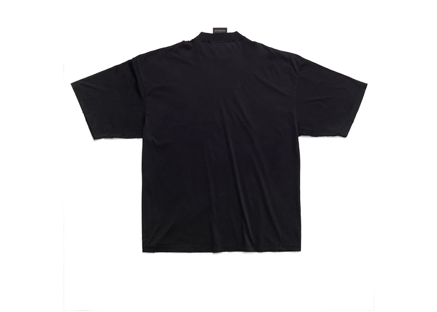 Balenciaga Styling Hotline Large Fit T-shirt Black Faded - vue secondaire B
