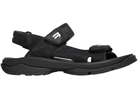 Balenciaga Tourist Sandal Black - vue 360