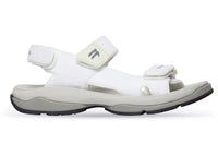 Balenciaga Tourist Sandal White Grey