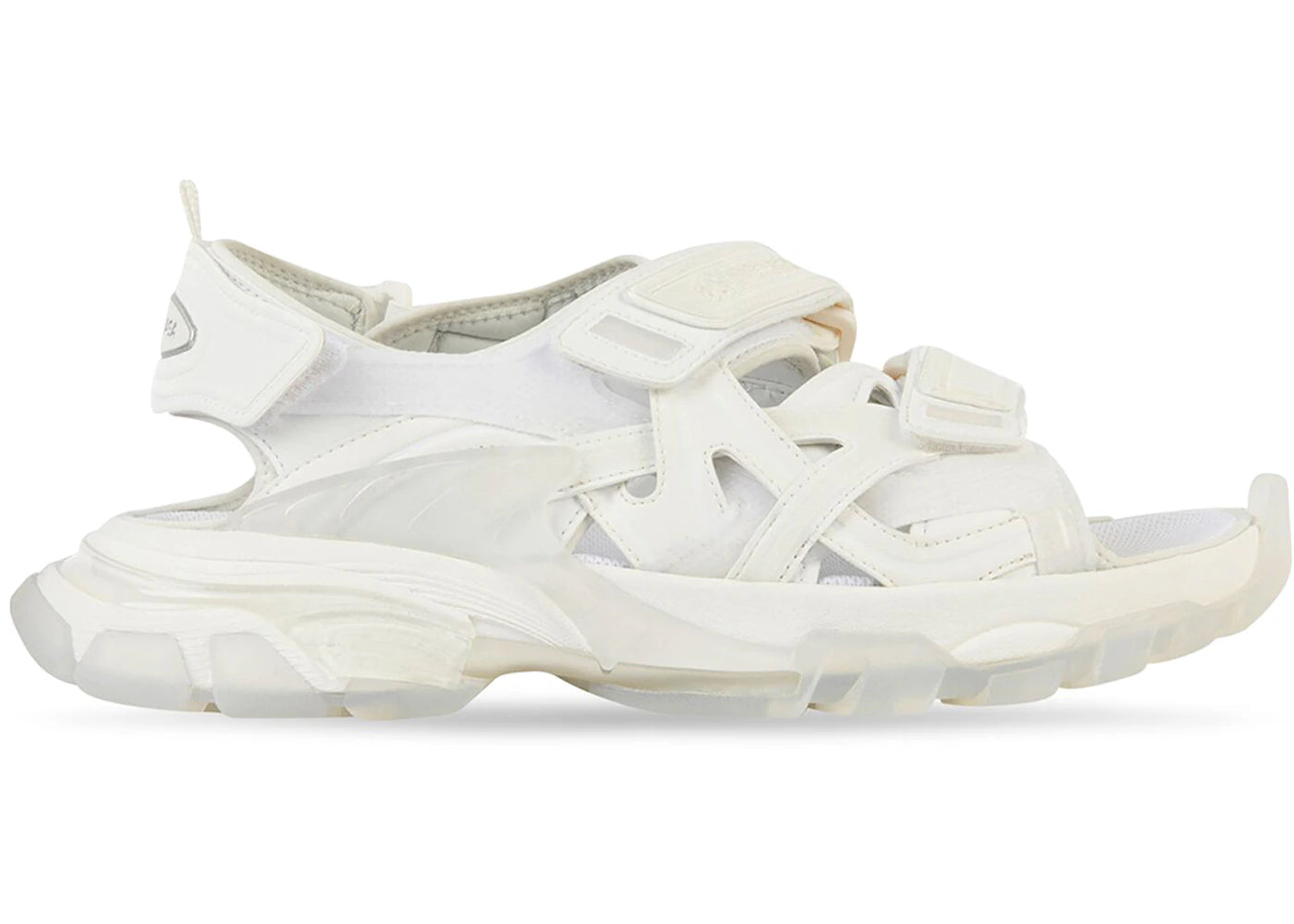 Balenciaga Track Sandal Clear Sole White (Women's) - vue 360