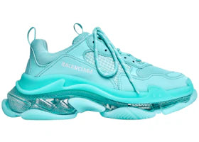 Balenciaga Triple S Clear Sole Blue (Women's) - vue 360