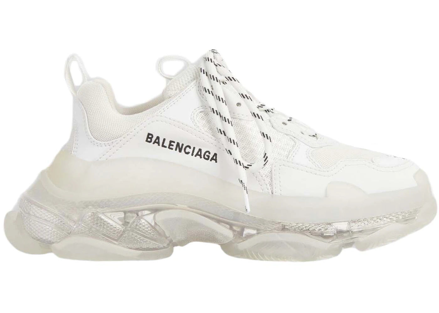 Balenciaga Triple S Clear Sole White (Women's) - vue secondaire A