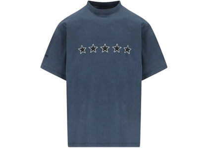 Balenciaga Twisted Crewneck T-shirt Washed Navy - apparel view 2