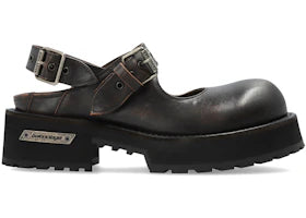 Balenciaga Venom Mary Jane Platform Brown/Silver Women's - vue 360