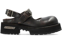 Balenciaga Venom Mary Jane Platform Brown/Silver Women's