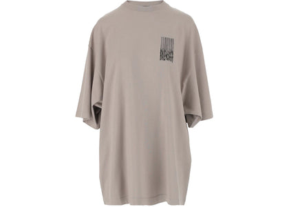 Balenciaga Wide Fit Barcode T-Shirt Grey - apparel view 2