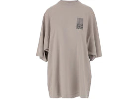 Balenciaga Wide Fit Barcode T-Shirt Grey