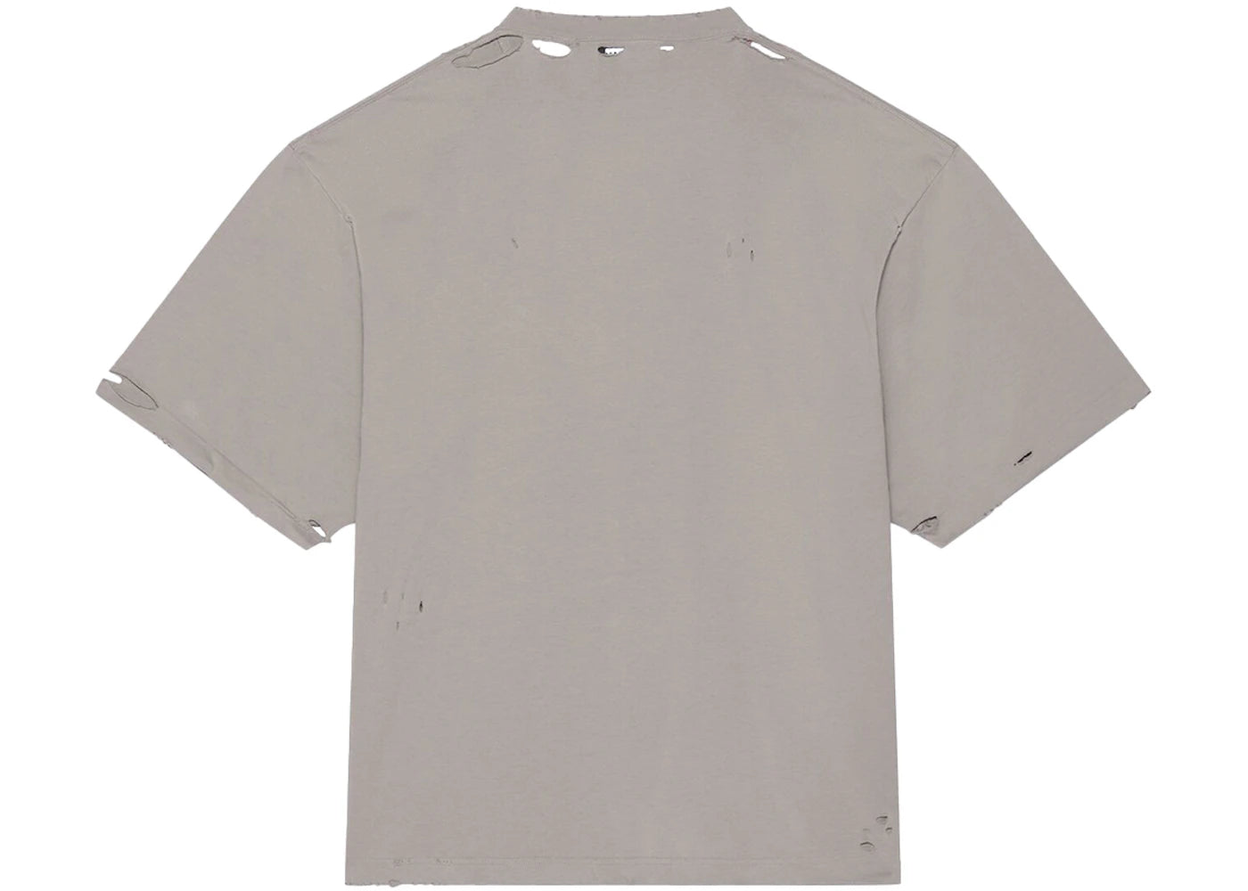 Balenciaga Wide Fit Blurry T-Shirt Grey Black - vue secondaire B