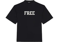 Balenciaga Wide Fit Free T-Shirt Black