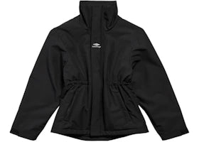 Balenciaga Women's 3B Sports Icon Ski High Collar Parka Black