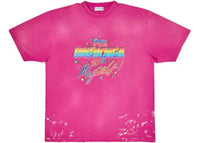 Balenciaga Women's 90/10 Large Fit Vintage T-Shirt Dark Pink