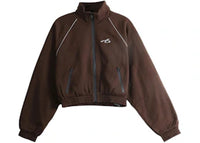 Balenciaga Women's Athl. Jersey Tracksuit Jacket Moka
