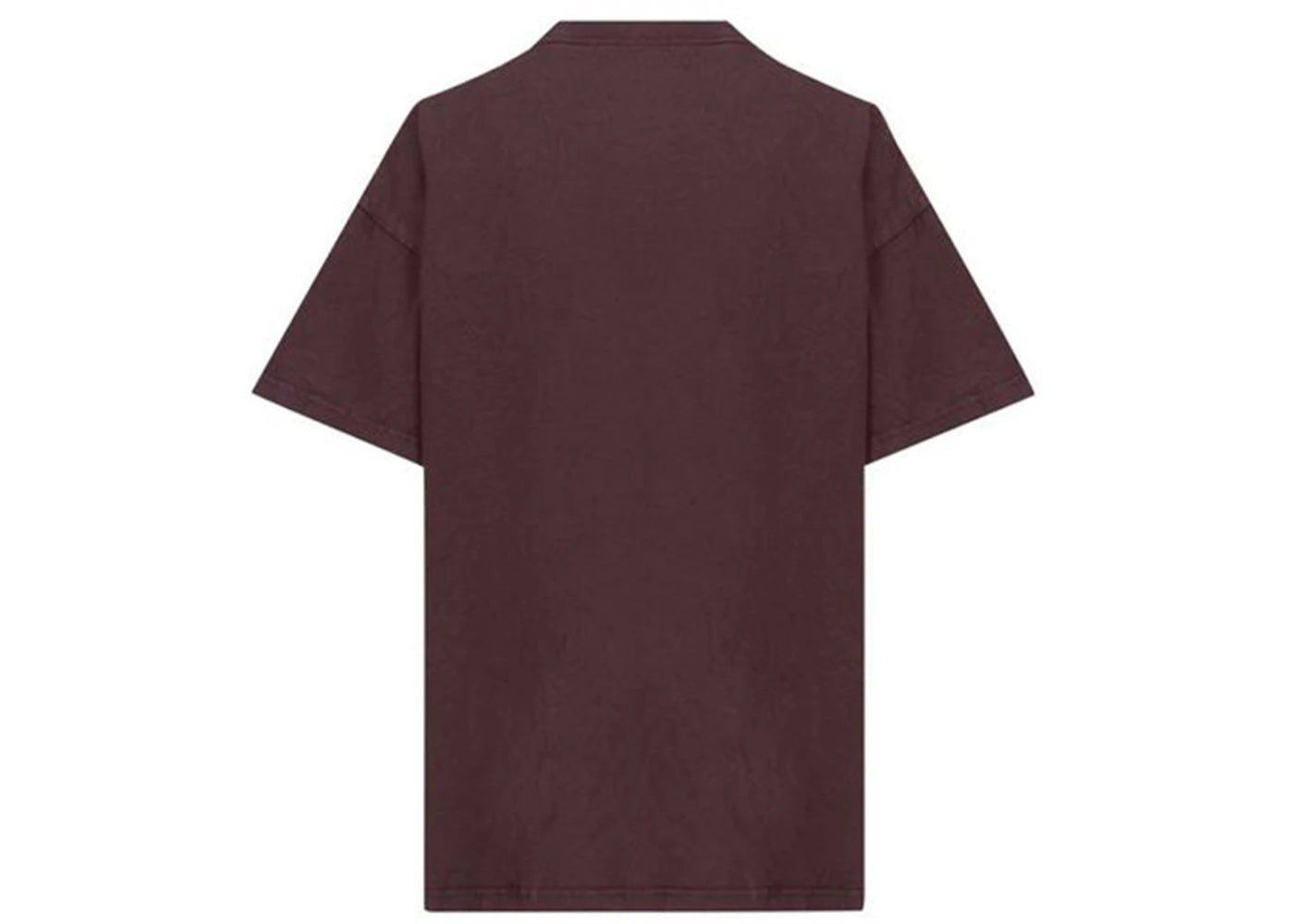 Balenciaga Women's College 1917 Medium Fit T-Shirt Burgundy - vue secondaire B